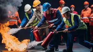 Simülatörlü Endüstriyel Yangın Eğitimi